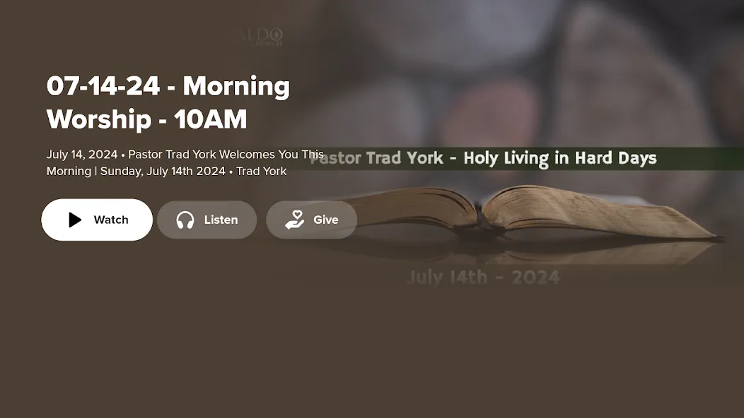 Waldo Baptist Church screenshot 12