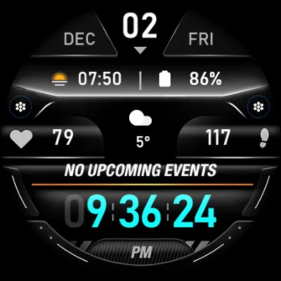 Digital Watch Face - RE03 screenshot 10