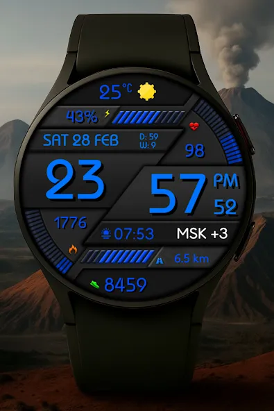 Digital Minimal Watch Face screenshot 7