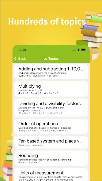Math Tests: learn mathematics screenshot 2