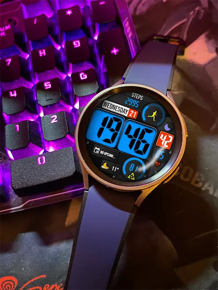 Digital watch face MB356 screenshot 1