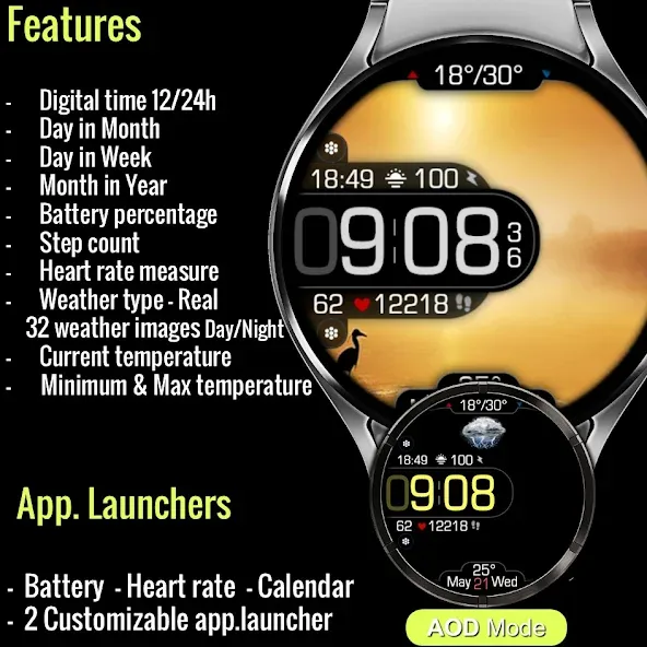 Animated Minimal Weather ECO60 screenshot 8
