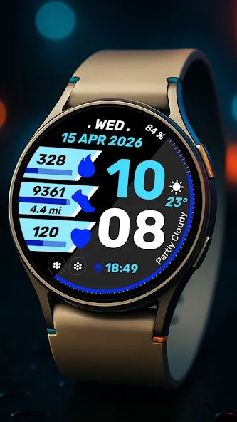 Active Edge Watch Face screenshot 4