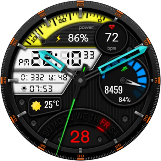 Ritech Digital Watch Face screenshot 18
