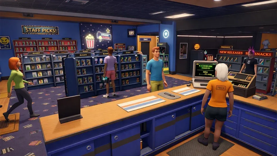 Retro Replay Video Store Sim screenshot 1