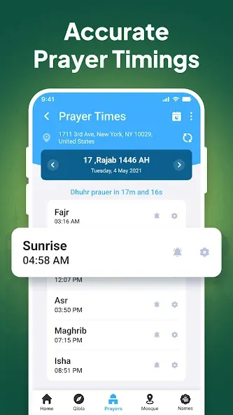Bussola Qibla - Qibla Direção screenshot 3
