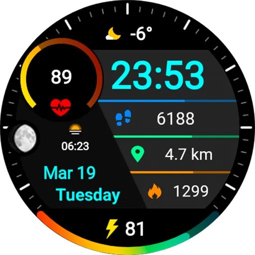 Digital Trost Watch Face screenshot 17