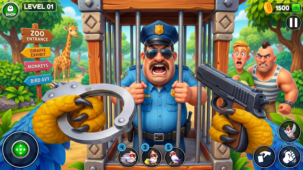 Prankster Parrot Simulator screenshot 2