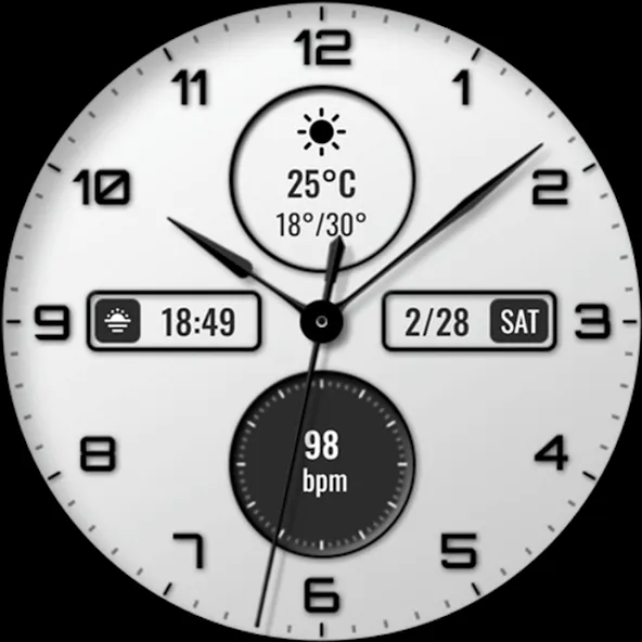 Watch face 10h08.com #136 screenshot 26