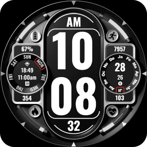 PT11 Digital Watch Face screenshot 29