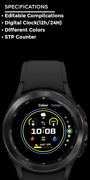 Night ver 16 - watch face screenshot 4