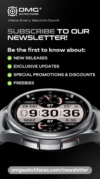 OMG 435 - Digital Watch Face screenshot 8