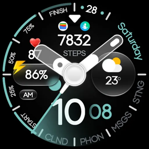 OMG 330 Hybrid Watch Face screenshot 28