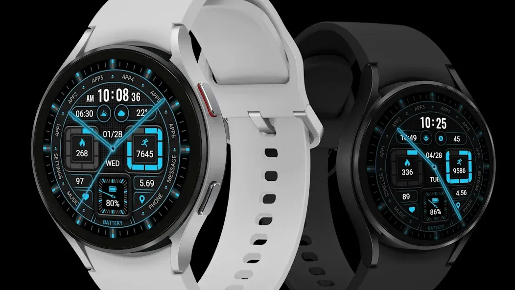 Fluorescence Clock ZKin Watch screenshot 3