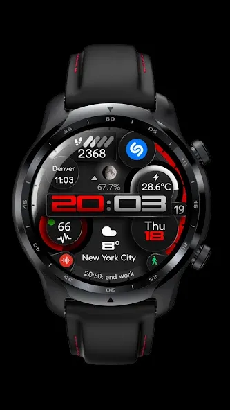 Digital Watch Face CUE110 screenshot 8