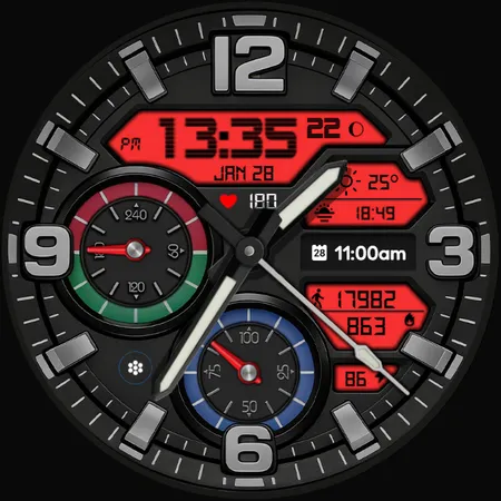 Vectora One Hybrid Watch Face screenshot 34