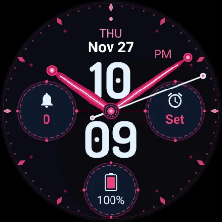 Numbers Cyan Watch Face screenshot 8
