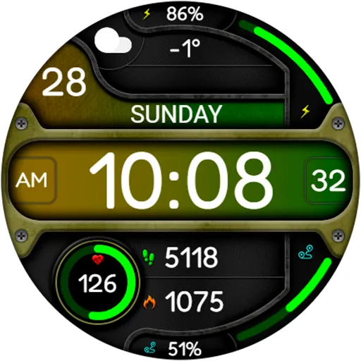DIGI TRAMON URX52 Watch face screenshot 20