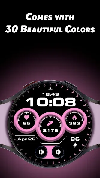 Sporty Dial - Watch face screenshot 2