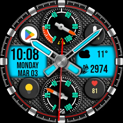 Hybrid Watch Face MB394 screenshot 25