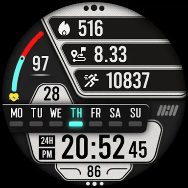 Tancha S44 Digital Watch Face screenshot 17
