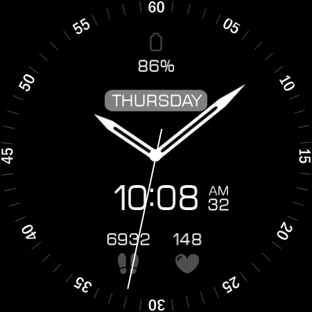 Key063 Analog Watch Face screenshot 27
