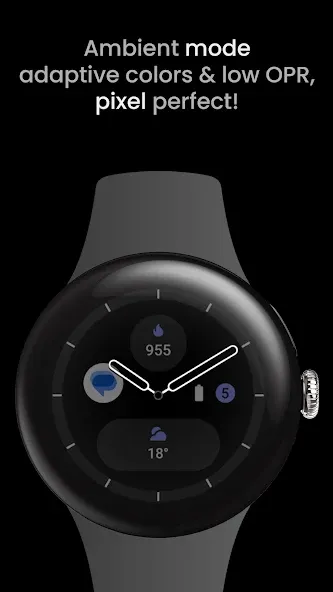 Simple Analog: Watch face screenshot 4
