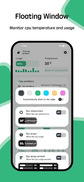 CPU Monitor - temperature screenshot 3
