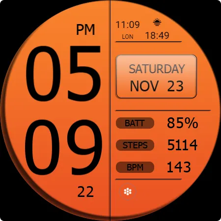 Key WF49 Digital Watch Face screenshot 26