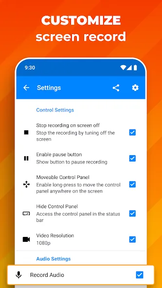 Screen Recorder: Facecam Audio screenshot 29