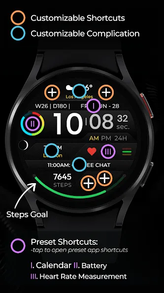 TVV Sport 4 Digital Watch Face screenshot 4