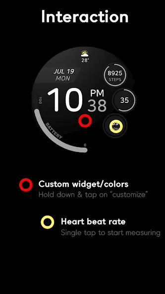 JJ-Digital006M Watch Face screenshot 6