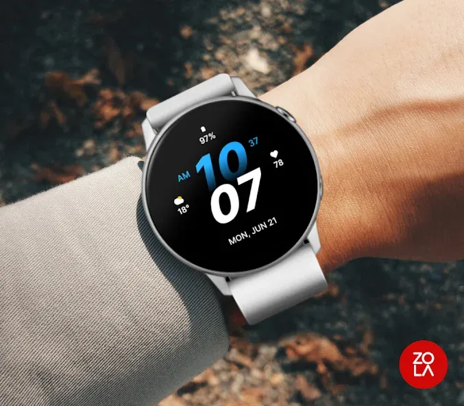 Simply Black Watch Face screenshot 4