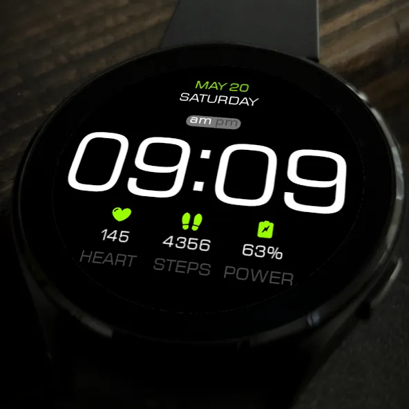 Key055 Digital Watch Face screenshot 6