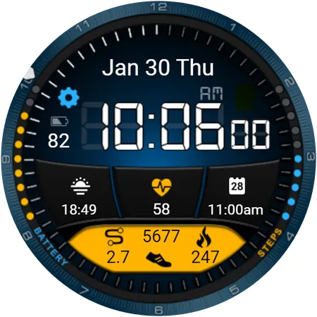 HyperSpace Watch Face screenshot 14