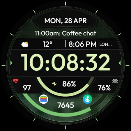 TVV Workout 4 Watch Face screenshot 8
