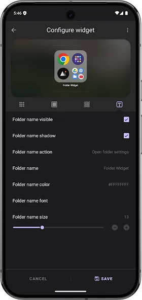 Folder Widget - Large Folders screenshot 7