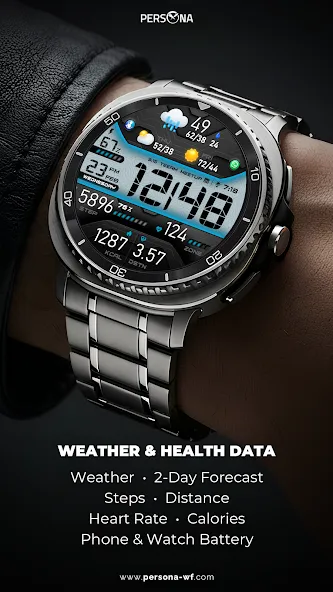 PER43 Digital Watch Face screenshot 3