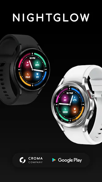 Nightglow for Wear OS screenshot 1
