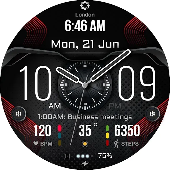 H385 Hybrid Watch Face screenshot 26