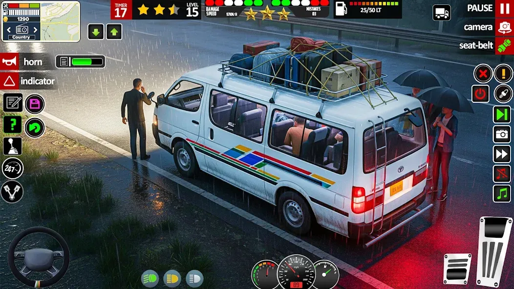 City Mini bus Driving Games screenshot 8