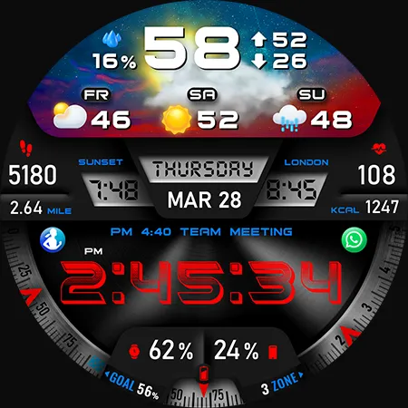 PER27 Digital Watch Face screenshot 46