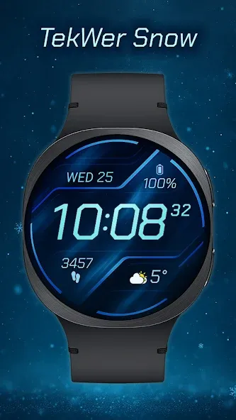 TekWer Snow Watch Face screenshot 3