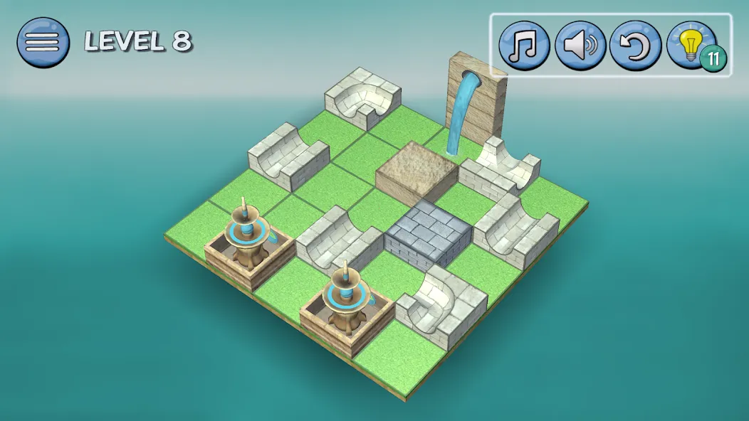 Flow Water Fountain Puzle 3D screenshot 2