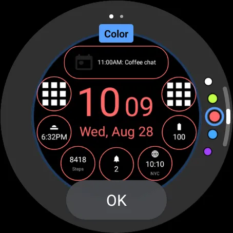 Pixel Slick Watch Face screenshot 4