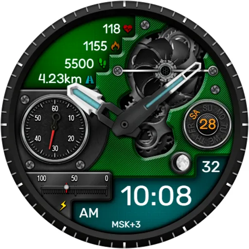 Hybrid GIIS URX78 Watch face screenshot 19