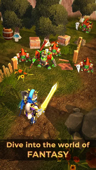 Crusado: Jeu RPG hors ligne screenshot 1
