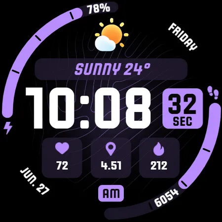 MARATHON Digital Watch Face screenshot 29