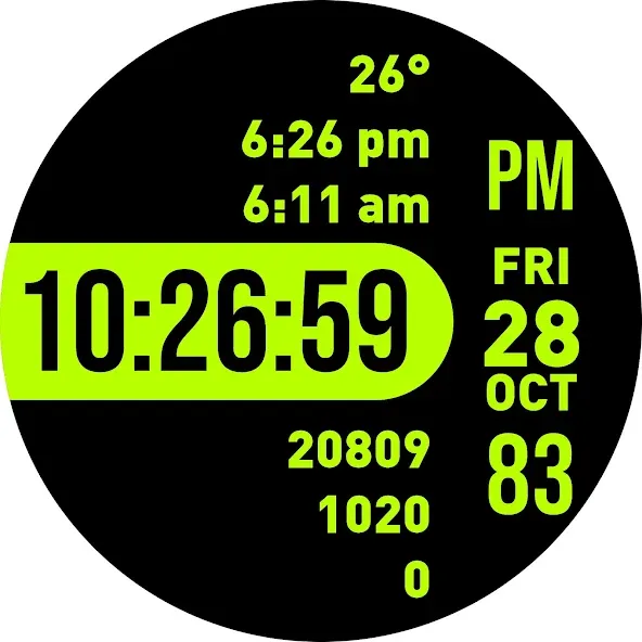 Focused Watch Face screenshot 38