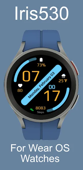 Sleek Modern Digital Watch screenshot 1